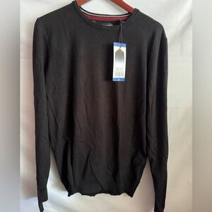 Buffalo Men’s Long Sleeve Crew Neck Lightweight-Thin-Sweater size L black